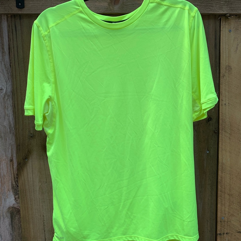 Nike Running Dri-Fit Short Sleeve Tee Neon Yellow-Green - Volt